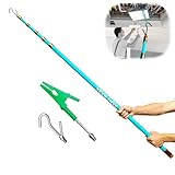 Ycoluoy Cable Wire Pull Push Telescopic Pole, 17 Feet High-Density Carbon Fiber with Multi-section Locking for Coax Electric Line Running