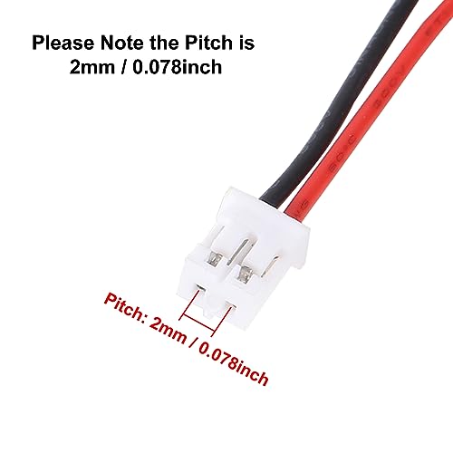 Alinan 20 piezas conector JST 2.0 Ph 2 pines miniatura 4