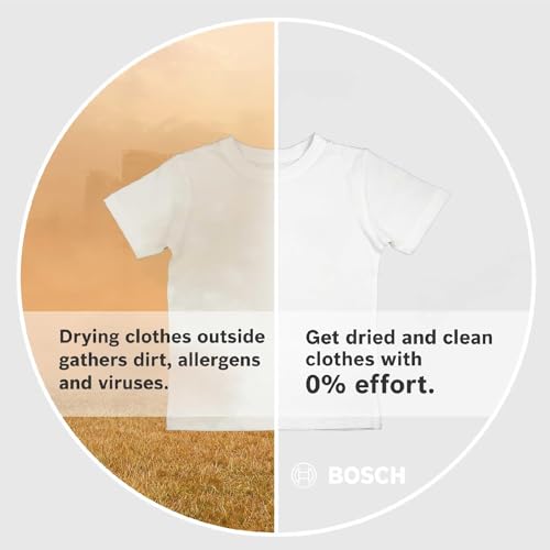 Image of Bosch 7 kg Fully Automatic Condenser Tumble Dryer WTN86203IN, White, Inbuilt Heater)
