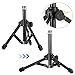 Microphone Stand Desk, BILIONE Portable Foldable Tripod with Mic Clip Holder Adjustable Desktop Microphone Stand for Dynamic Microphone