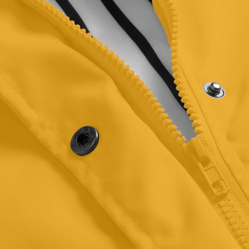 Womens Rain Jacket Lightweight Waterproof Lined Rain Coats Outdoor Hiking Windbreaker Hooded Drawstring Outwear3