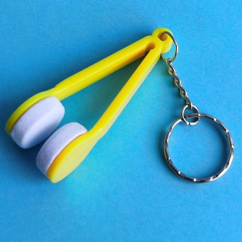 Acunny Clip de Limpieza de Gafas, Herramienta de Limpieza de Gafas de Sol, Limpiador de Dactilares, con Llavero, Accesorios portátiles, Herramienta de Limpieza para Gafas y Gafas - imagen 7