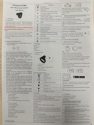 Image of Continuous Wrist Pulse Oximeter, Oxygen Monitor, Tracking SpO2 and Pulse Rate with Audible Buzzer, Bluetooth, 72 Hours Battery Life, PC Software & App