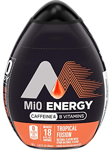Mio Liquid Water Enhancer Energy Variety Pack (Acai Berry Storm, Tropical Fusion) - Pack Of 4 #TOP2