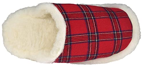 Irish Flannel Slippers, Tartan Fluffy Wool Winter House Shoes, Made in Ireland4