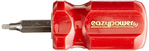 Image of Eazypower 00720 Tub of 15 Red R0 Square /R1 Square Stubby Handle Screwdriver
