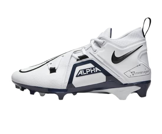 Nike Alpha Menace Pro 3 Mens Football Cleats Size 11.5 (White/College Navy/Black) (CT6649-108)2