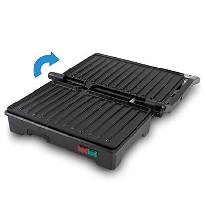 SUNTEC Universal-Kontaktgrill KGR-8373 compact [Ideal für Paninis, Sandwiches, uvm., kalorienarme Zubereitung ohne… – Bild 3