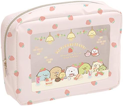 Amazon すみっコぐらし 喫茶すみっコでいちごフェア ウィンドウポーチ Cu アニメ 萌えグッズ 通販