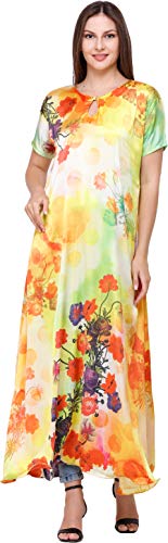 Robe longue Cachemire jaune exotique : éveillez votre esprit voyageur avec style