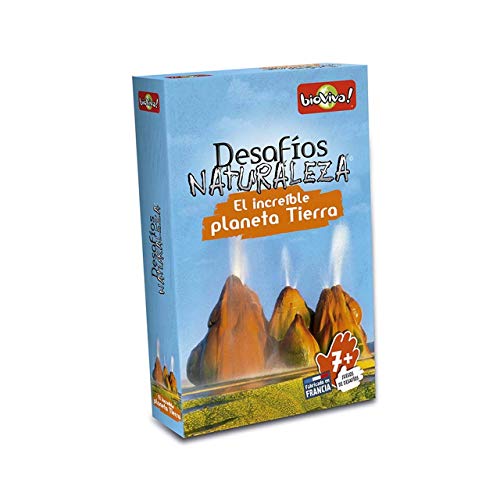 Asmodee - Bioviva Desafíos de la Naturaleza: el increíble Planeta Tierra-Español, Multicolor (Asmodee BINC0019)