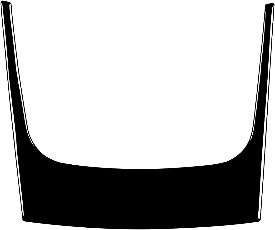 Soft Glossy Piano Black Auto Garnish Central Console Screen Touth U Frame Trim Cover Interior Self Adhesive Trim Sticker Compatible with Pontiac G8 2008 2009/Holden Commodore 2006-2012