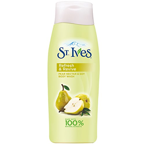 St. Ives Refresh & Revive Body Wash, Pear Nectar and Soy 24 oz