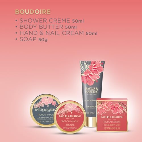 Baylis & Harding Boudoire Luxury Pamper Tin Gift Set - Vegan Friendly (Pack of 1) - Image 4