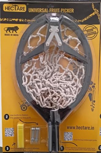 Image of Hectare Mango Picker Head (10-Blade Kit) - Heavy Duty Fruit Harvester Tool with Cushion - Sharp Multi-Blade Design for Fast Harvesting (Pole Not Included)