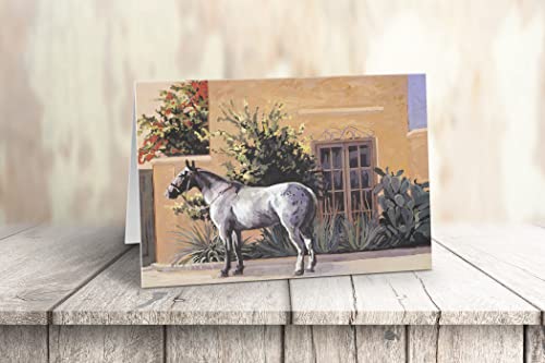Image of Stonehouse Collection | Mexico Note Cards | Southwest | USA Made | Set of 10 Mexico Thank You, Blank Note Card (Appaloosa)