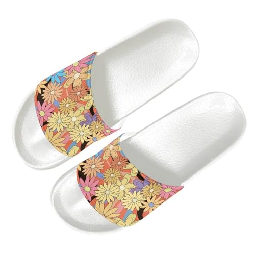 Comfy Slides for Women Supportive Walking Size 6-13.5 White2