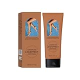 Airbrush Leg Makeup for Deeper Skin Tones – Waterproof Body Foundation, Long-Lasting Coverage for Imperfections & Uneven Skin, Transfer-Resistant Leg Concealer, 4 fl oz (DARK BROWN)