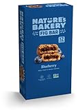Nature's Bakery Whole Wheat Fig Bars, Blueberry, 1- 12 Count Box of 2 oz Twin Packs (12 Packs), Vegan Snacks, Non-GMO