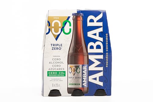 Ambar Triple Zero - pack 6 botellas x 25cl - 0.0% Volumen de Alcohol