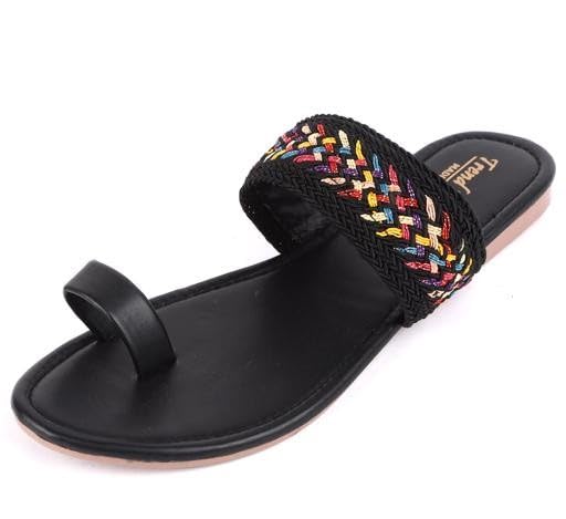 Image of Rehan Traders Stylish Tranding Stylish Flats Sandal| Comfortable, Lightweight, Anti Slip|SL 324