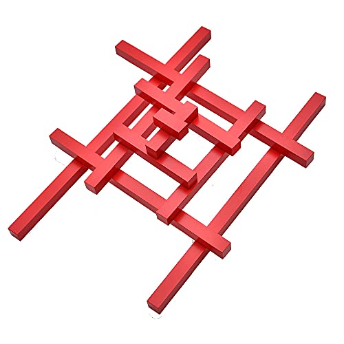 Image of Kghios Montessori Long Red Rods Montessori Sensorial Toys Material for Toddlers Children Kids Educational Tools Preschool Learning (5CM-50CM)