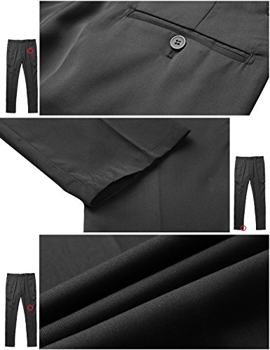 Match Men's Loose-Fit Wrinkle-Resistant Dress Pants M3#80724