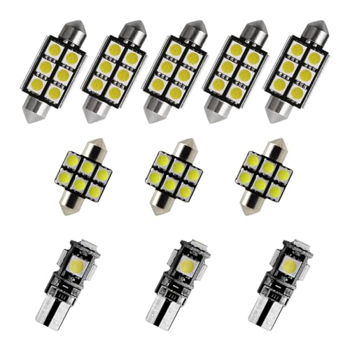 8X-SPEED 11PCS Led Interior Light Bulb 5050 Chip For Honda Odyssey MK2 1999–2003 Done Read Glove Box Trunk Vanity Mirror Sun Visor Light