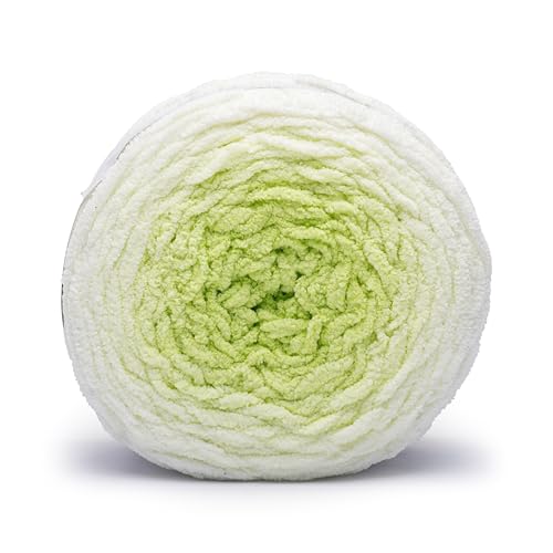 Image of Bernat Blanket Perfect Phasing - 2 Pack of 220 Yards /10.5 oz Citron 100% Polyester Yarn