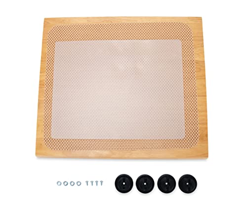 Camco Oak Accents Rv Silent Top Stovetop Cover | 19 ½-Inches (L) X 17-Inches (W) X ¾-Inches (H) | (43521) #TOP2