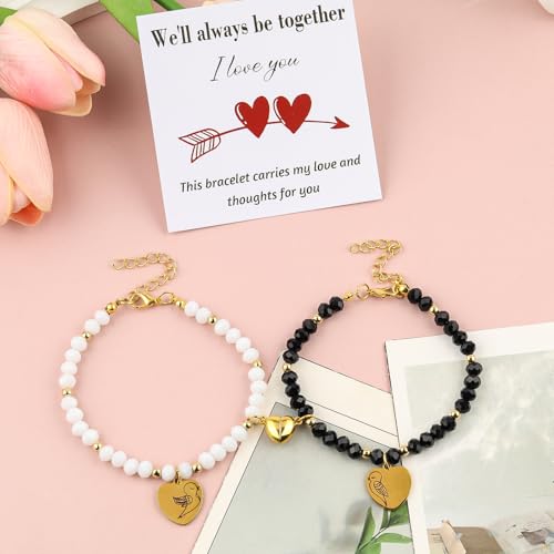 Matching bracelets for couples, Mockingbird bracelets for couples, Valentine's Day Jewelry Gifts Best Couple Gifts for Wife Girlfriend Boyfriends2