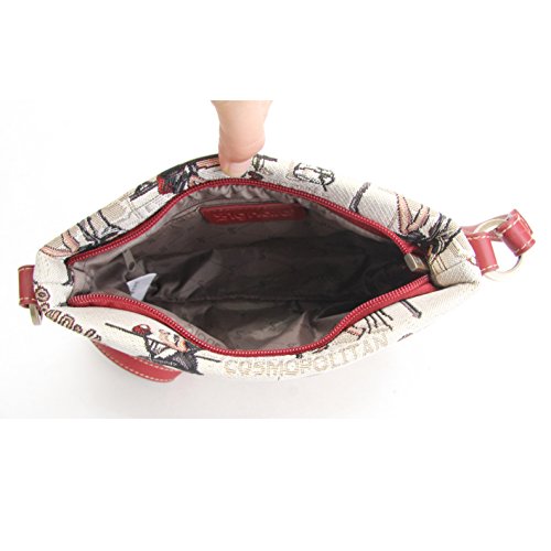 Image of Signare Tapestry Crossbody Bag Sling Shoulder Purse for Women
