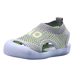 Schoenen voor kleine kinderen, baby’s, meisjes en jongens, loopschoenen, mesh, gebreide schoenen, antislip, platte…