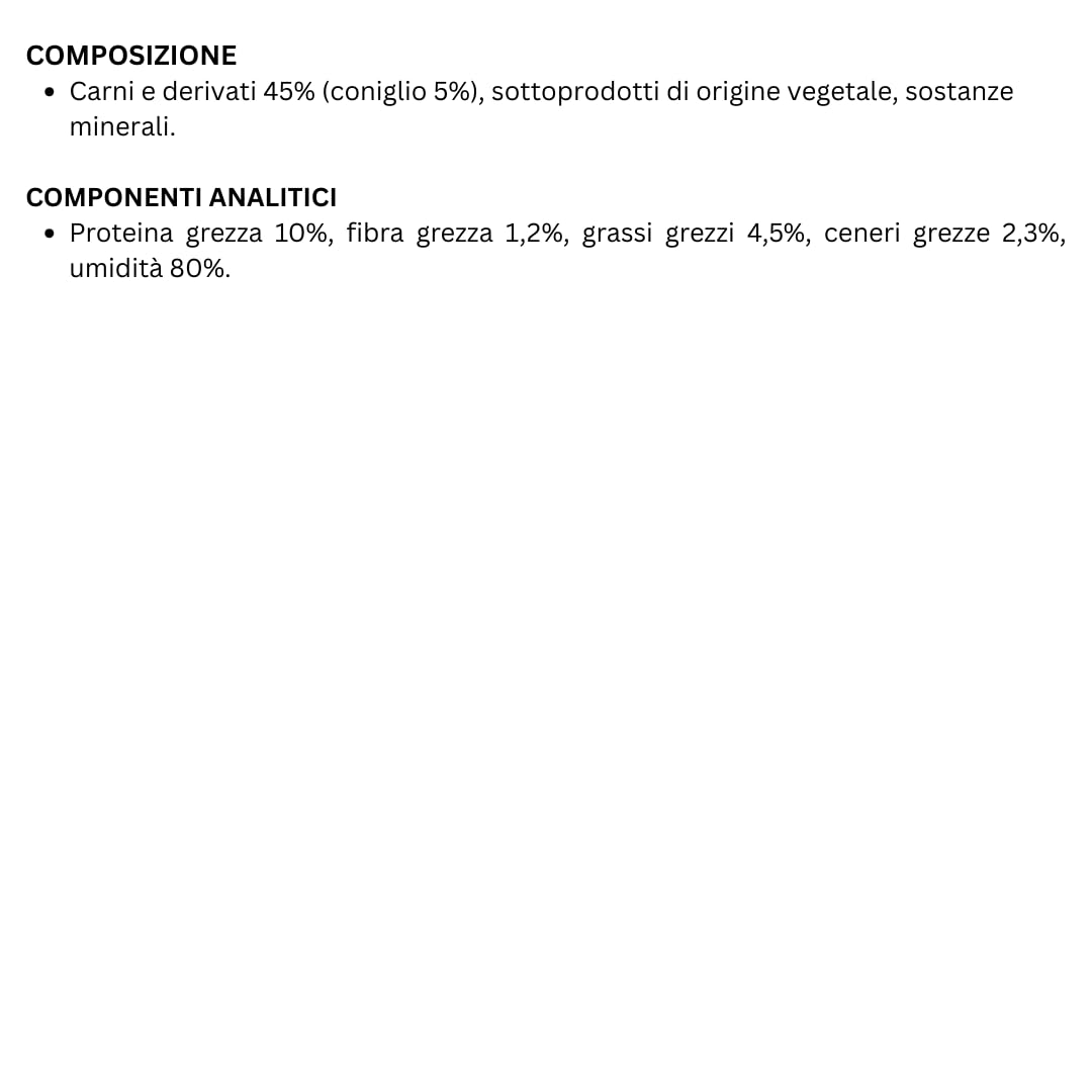 Monge LeChat Excellence Sterilised Friandises avec lapin | Aliment humide complet pour chats adultes stérilisés, sans colorants ni conservateurs, fabriqué en Italie, 12 sachets de 100 g
