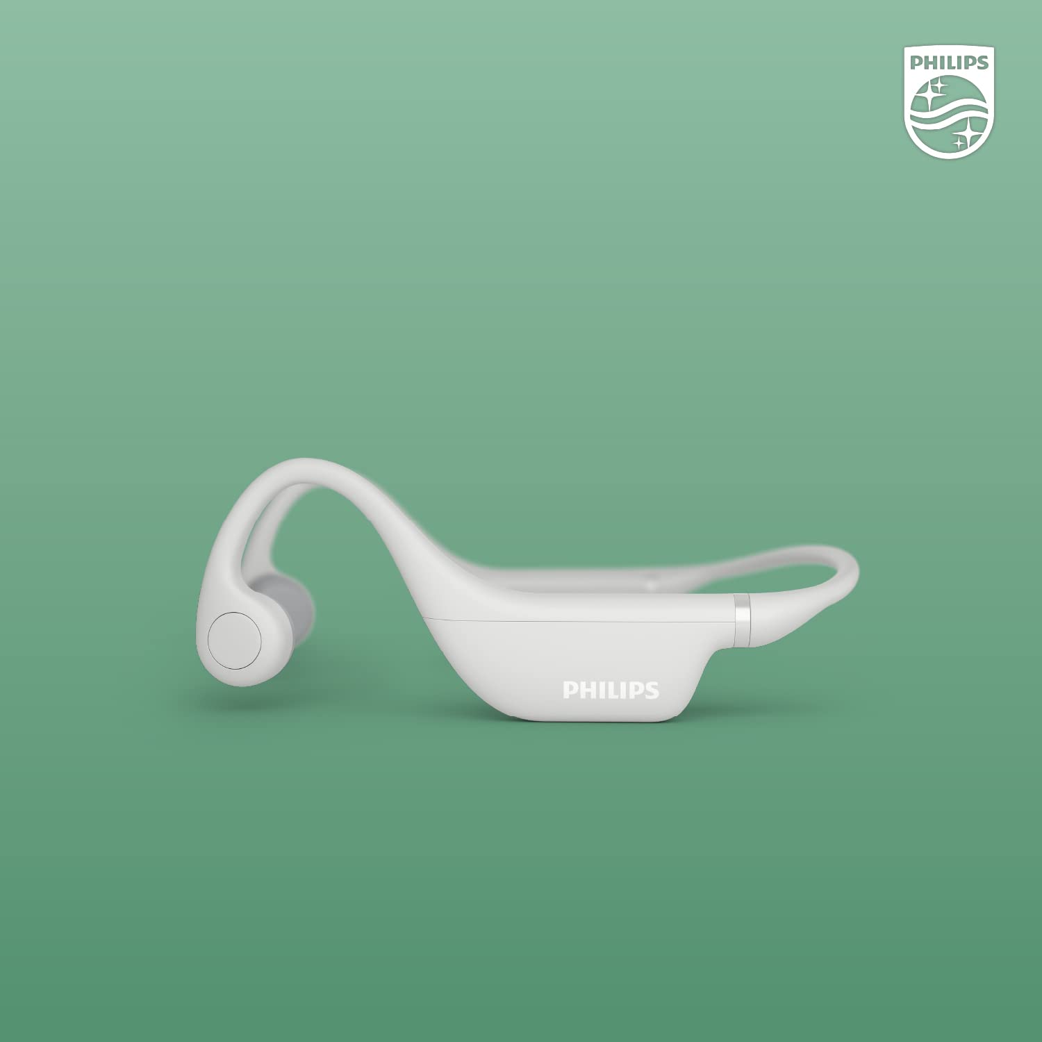 PHILIPS K4607GY - Cuffie Bluetooth a conduzione ossea con microfono interno e controllo parentale, colore: Grigio