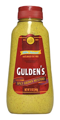 Guldens Moutarde marron épicé 340 g (lot de 12)