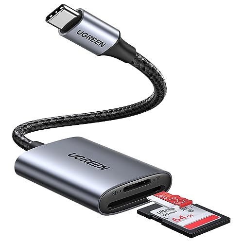 UGREEN SD Card Reader USB C Micro SD Card Adapter OTG Memory Adapter for iPhone 17 Series MacBook Pro M1 M2 Mac Air iPad Pro Surface Dell XPS Samsung