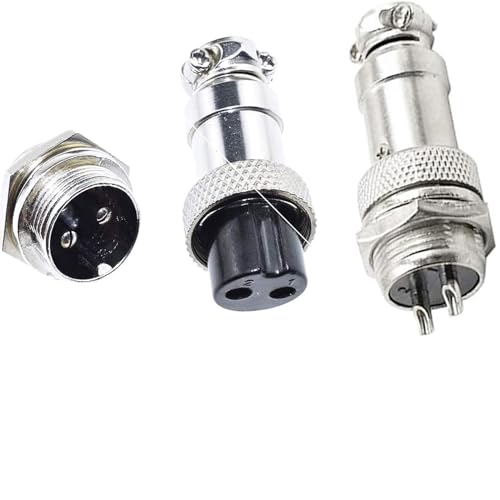 Conector avión 20mm 2 pines macho/hembra GX20-2P set 2 miniatura 5