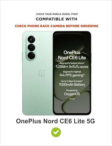 Image of SBMS Back Cover for OnePlus Nord CE6 Lite 5G | Ultra Slim Soft Rubberised Hard Case | Oil Feel Soft Leather Back | Mag-Safe Design (Mag-Safe Not Support) | Camera Protection Case for CE 6 Lite (Brown)