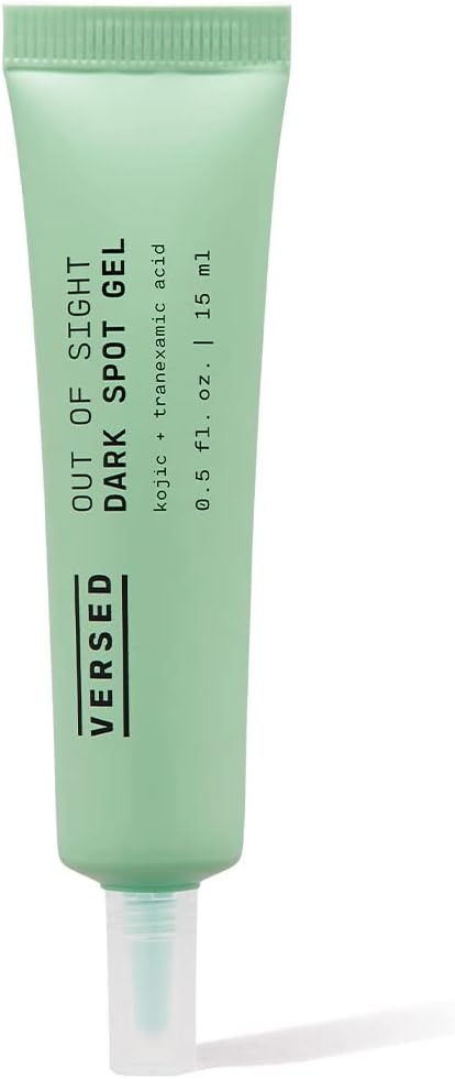 Versed Out Of Sight Dark Spot Gel - Hyperpigmentation Treatment With Kojic Acid, Tranexamic Acid, Licorice Root and Niacinamide - Brightening Dark Spot Corrector to Strengthen Skin Barrier (0.5 fl oz)