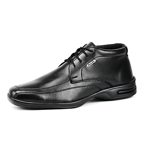 Sapato Social Conforto Brilhante Sapatofran Masculino (44, PRETO-PRETO-BRILHO)