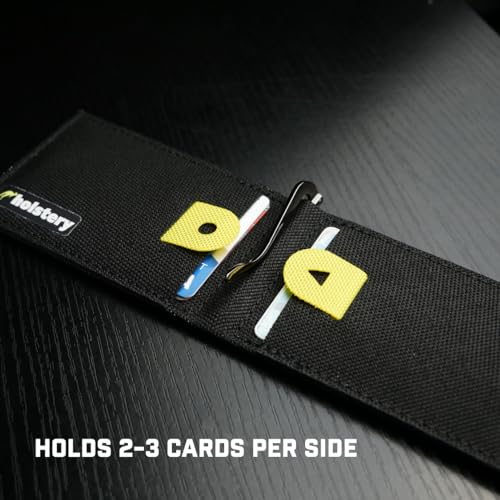 Holstery CashMaster | Compact Bifold Wallet with Pull-Tab Card Slots, Removable Money Clip | Slim Design, Durable Cordura Material3