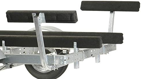 CE Smith - 27660 2-Foot Bunk Board Guide-On - Adjustable Boat Trailer with High-Grade Marine Carpet Fabric - Black