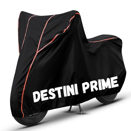 Image of Bike Cover for Destini Prime 100% Waterproof, Dustproof & Scratch Resistant| Fully Bottom Elastic UV Resistant Heavy Duty Body Cover | All Weather Outdoor Use