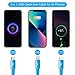 Multi Charging Cable 4A,Retractable Charger Cable [2Pack 4Ft] Multi Charging Cord 4 in 1 Fast Charger Cord with Lightning/Type C/Micro USB Port for Cell Phones,iPhone,iPad,Samsung Galaxy,PS,Tablets