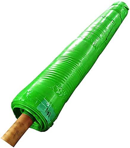 PLMOKN Voorgevormde vijvervoeringen Heavy Duty Plastic Tarpaulin Cover Sheet Tuin Zwembad Membraan Waterdicht -UV voor Koi Ponds, Watertuinen, Fonteinen (Kleur: Groen, Grootte: 4x5m) - Image 4