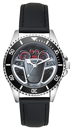 KIESENBERG Montre Homme Cadeau pour Opel Astra OPC Fans Cockpit Quartz Analogique Montre-Bracelet L-20985