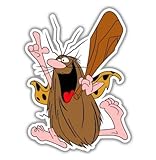 (Set of 3) Captain Caveman Decal Sticker - Sticker Graphic - Auto, Wall, Laptop, Cell, Truck Sticker for Windows, Cars, Trucks