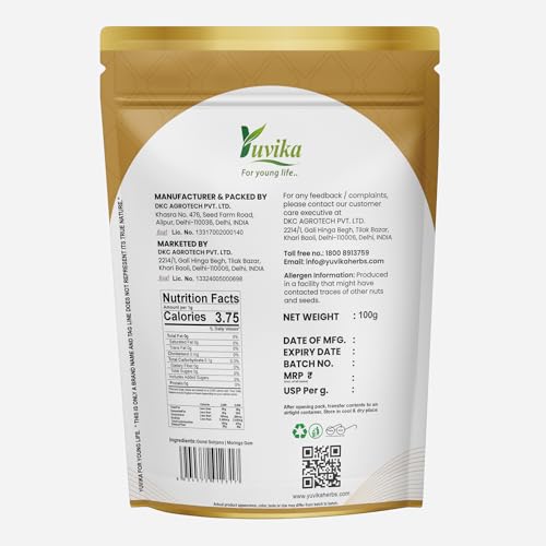 Image of Yuvika Gond Sohjana - Phool Supari Lal - Moringa Gum 100 Grams