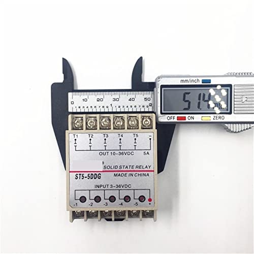 Module relais statique monophasé 5 voies DC pour intégration armoire PLC - 5